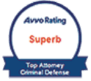 Avvo Top Attorney Criminal Defense badge